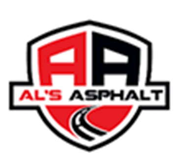 Als asphalt logo. 